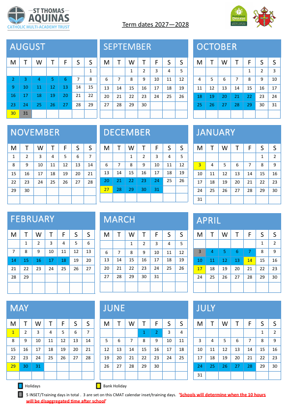 Term Dates 27 28